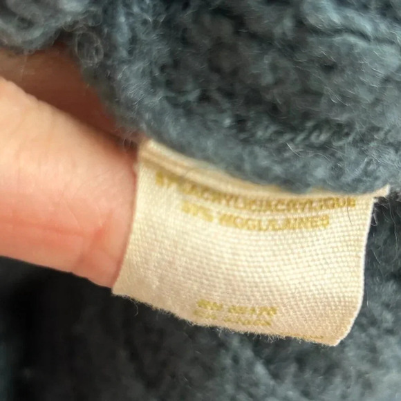 Free People Spruce Green Double Breasted Cropped Cardigan Sweater Size Small - Picture 2 of 7